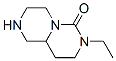 6H-Pyrazino[1,2-c]pyrimidin-6-one,7-ethyloctahydro-,(+)-(9CI) Struktur