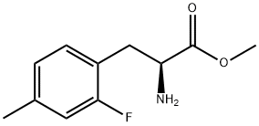 METHYL (2S)-2-AMINO-3-(2-FLUORO-4-METHYLPHENYL)PROPANOATE Struktur