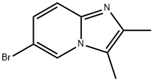 6-BROMO-2,3-DIMETHYLIMIDAZO[1,2-A]PYRIDINE Struktur