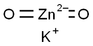 dipotassium zincate  Struktur