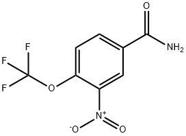 3-Nitro-4-(trifluoromethoxy)benzamide Struktur