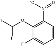 2-(Difluoromethoxy)-1-fluoro-3-nitro-benzene Struktur