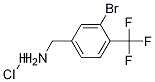 (3-broMo-4-(trifluoroMethyl)phenyl)MethanaMine hydrochloride Struktur