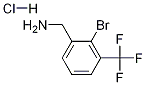 (2-BroMo-3-(trifluoroMethyl)phenyl)MethanaMine hydrochloride Struktur