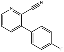 3-(4-Fluorophenyl)picolinonitrile Struktur