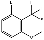 1-Bromo-3-methoxy-2-(trifluoromethyl)benzene Struktur