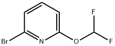 2-broMo-6-(difluoroMethoxy)pyridine Struktur