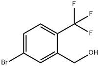 (5-Bromo-2-(trifluoromethyl)phenyl)methanol Struktur