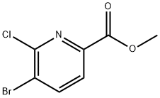 Methyl 5-broMo-6-chloropyridine-2-carboxylate Struktur