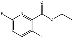 ethyl 3,6-difluoropicolinate Struktur