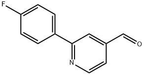 2-(4-Fluorophenyl)isonicotinaldehyde Struktur