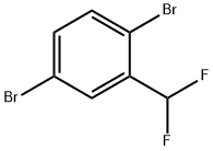 1,4-Dibromo-2-(difluoromethyl)benzene Struktur