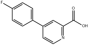 4-(4-Fluorophenyl)pyridine-2-carboxylic acid Struktur