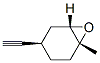 7-Oxabicyclo[4.1.0]heptane, 4-ethynyl-1-methyl-, [1R-(1alpha,4alpha,6alpha)]- (9CI) Struktur