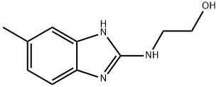 Ethanol, 2-[(5-methyl-1H-benzimidazol-2-yl)amino]- (9CI) Struktur