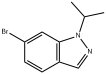 1H-Indazole,6-broMo-1-(1-Methylethyl)- Struktur