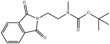 2-(2-N-BOC-N-METHYL-AMINOETHYL)-1H-ISOINDOLE-1,3(2H)-DIONE Struktur