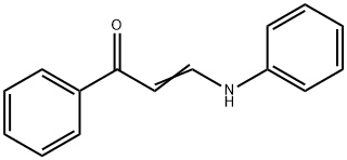 3-Anilino-1-phenyl-2-propen-1-one Struktur