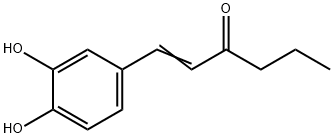 1-Hexen-3-one, 1-(3,4-dihydroxyphenyl)- (9CI) Struktur