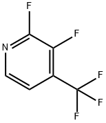 2,3-Difluoro-4-(trifluoromethyl)pyridine Struktur