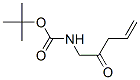 Carbamic acid, (2-oxo-4-pentenyl)-, 1,1-dimethylethyl ester (9CI) Struktur