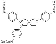 1,1,1-TRIS-(4-ISOCYANATOPHENOXYMETHYL)-PROPANE Struktur