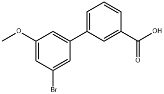 3-BroMo-5-Methoxybiphenyl-3-carboxylic acid Struktur