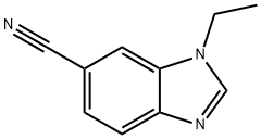 6-Cyano-1-ethylbenzoimidazole Struktur