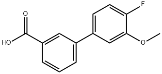 4'-Fluoro-3'-methoxybiphenyl-3-carboxylic acid Struktur