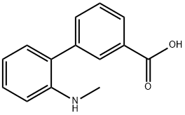 2-(MethylaMino)biphenyl-3-carboxylic acid Struktur