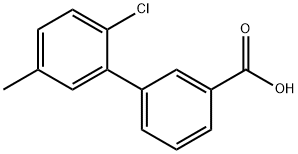 2-Chloro-5-Methylbiphenyl-3-carboxylic acid Struktur