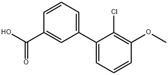 2-Chloro-3-Methoxybiphenyl-3-carboxylic acid Struktur