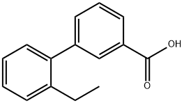 2-Ethylbiphenyl-3-carboxylic acid Struktur