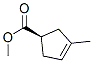 3-Cyclopentene-1-carboxylicacid,3-methyl-,methylester,(R)-(9CI) Struktur