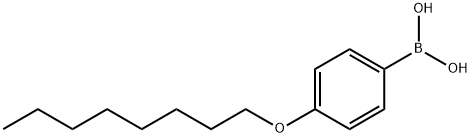 4-辛氧基苯硼酸 結(jié)構(gòu)式