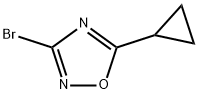 3-Bromo-5-cyclopropyl-1,2,4-oxadiazole Struktur