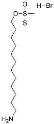 12-Aminododecyl Methanethiosulfonate Hydrobromide
(Discontinued, See: A608814) Struktur