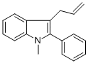 3-ALLYL-1-METHYL-2-PHENYLINDOLE Struktur