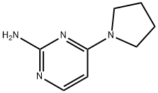 4-(pyrrolidin-1-yl)pyrimidin-2-amine Struktur