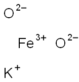 iron potassium oxide Struktur