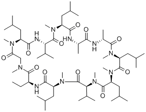 CYCLOSPORIN J Struktur