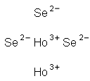 diholmium triselenide Struktur