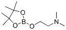 DIMETHYL-[2-(4,4,5,5-TETRAMETHYL-[1,3,2]DIOXABOROLAN-2-YLOXY)-ETHYL]-AMINE Struktur