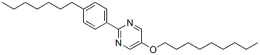 2-(4-Heptylphenyl)-5-(nonyloxy)-pyrimidine Struktur