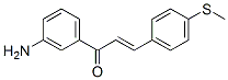 3'-Amino-4-(methylthio)chalcone Struktur