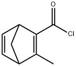 Bicyclo[2.2.1]hepta-2,5-diene-2-carbonyl chloride, 3-methyl- (9CI) Struktur