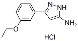 5-(3-Ethoxy-phenyl)-2H-pyrazol-3-ylaminehydrochloride Struktur