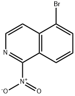 5-BROMO-1-NITRO-ISOQUINOLINE Struktur