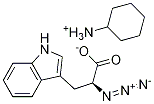 (S)-2 Azido-3-(3-indolyl)propionic acid cyclohexylaMMoniuM salt Struktur