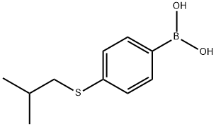 4-(Isobutylthio)phenylboronic acid Struktur